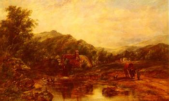 Frederick Waters Watts : A Mill Stream Among The Hills